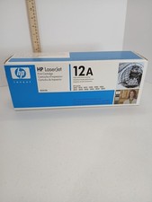 New HP 12A Toner Cartridge Black Genuine OEM Q2612A Sealed 2006 picture