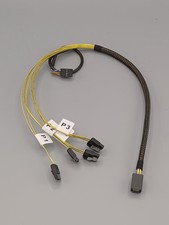 Mini SAS HD Cable SFF 8643 Delock® 83115, 4 x SATA 7-Pin Sideband, 0.5m picture