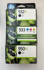 Lots of 3 HP 932XL, 933, 950 Original Genuine Ink Cartridge CN053AN Expired picture