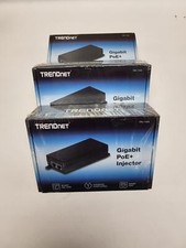 TRENDNET (LOT OF 3) TPE-115GI GIGABIT POE+ INJECTOR NIB picture