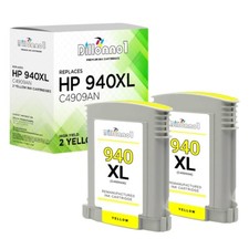 2PK Compatible With HP 940XL Yellow Ink Cartridge for HP OfficeJet 8000 8500 picture