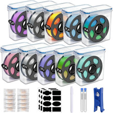 Filament Storage Box 10 Pack with Desiccants, Labels, 0.4Mm Needles picture