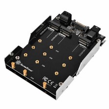 Silverstone SST-SDP12 2 x SATA M.2 SSD & 1 x NVMe M.2 SSD to 3.5inch Bay Mount picture