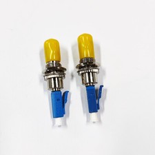 2Pcs ST/UPC Female to LC/UPC Male  Adapter Fiber Optical Coupler US Stock picture