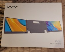 KYY X90A 14 inch 1080p Triple Laptop Screen Portable Monitor Extender Vertical picture