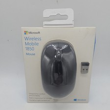 Microsoft 1850 Wireless Mobile Mouse Black Brand New In Box picture