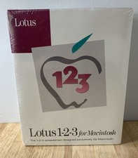 Lotus 123 for Macintosh, Release 1.1, Sealed Brand New picture