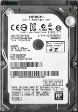 Hitachi HTS547564A9E384 640GB Sata Hard Drive P/N: 0J20792 MLC: DA3936 picture