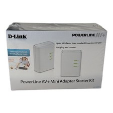 D-Link PowerLine AV+ Mini Adapter Starter Kit (DHP309AV) Sealed NIB picture