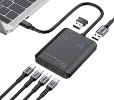USB C Hub 10Gbps with 4K@60Hz Video, 4 USB-C Ports, 2 USB-A Ports, 100W PD picture