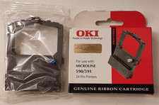 1x OKI 09002316 NYLON BLACK ribbon ribbon microline ML 590/591 picture