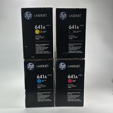 GENUINE HP 641A Toner Set C9720A/C9721A/C9722A/C9723A Black/Cyan/Yellow/Magenta picture