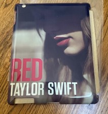 Collectible~TAYLOR SWIFT~RED Ipad Case SPECIAL EDITION RADIO PROMOTIONAL ITEM picture