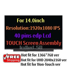 01YN150 SD10Q66941 For Lenovo ThinkPad P43S 20RH 20RJ LCD Touch Screen Assembly picture