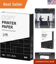 500 Sheets of 20lb High Brightness 8.5 x 11 Copy Paper – Jam-Free Performance picture
