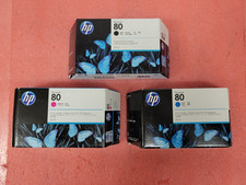 Genuine HP DesignJet 80 for DesignJet 1000 Black/Cyan/Magenta OEM *NEW* | T236* picture