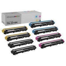 8PK Toner for Brother TN221 TN225 Black Cyan Magenta Yellow MFC-9330CDW HL-3140 picture