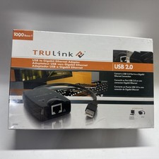 C2G USB 2.0 Hi-Speed to Gigabit Ethernet NIC Network Adapter Black Get Connected picture