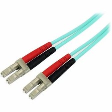 StarTech A50FBLCLC6 6m (19.7ft) LC/UPC to LC/UPC OM3 Multimode Fiber Optic Cable picture