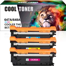 3PK CE260A Color Toner Compatible With HP 647A Laserjet CP4025dn CP4520 CP4525dn picture