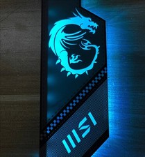 Custom theme ROG/MSI Motherboard IO mosfit 5V AURA ARGB Acrylic cover plate picture