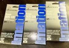 Imation DDS-120 4mm DDS2 Data Tape Cartridge 4GB/8GB Lot of 9 tapes New Sealed picture