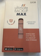 The Ultimate Backup MAX 32GB (ROSE GOLD- Brand New) With AI Features picture