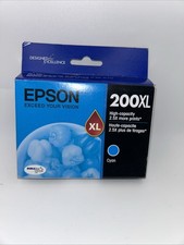 EPSON 200XL DURABrite Ultra-Ink High Capacity Cyan Cartridge Best By 01/2026 picture