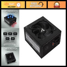 600W ATX Power Supply, Auto-Thermal 120mm Fan, 115/230V Switch, Full Protections picture