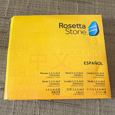 Rosetta Stone Español Spanish Levels 1-5 Language Course Software CD picture