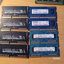 Lot 8X Sk Hynix Elpida 8 x 2GB 1Rx8 SO-DIMM PC3 Memory 204pin DDR3 Total 16GB picture