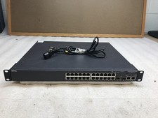 Dell PowerConnect 3424P UJ599 24-Port 10/100 Managed PoE Switch Black picture