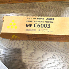 Ricoh Genuine Yellow Laser Toner Cartridge MP C6003 for Savin Lanier 841850 picture