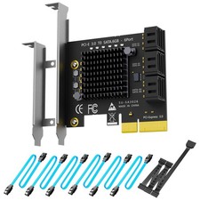 SATA Expansion Card with 6 Ports for Windows Mac Linux picture