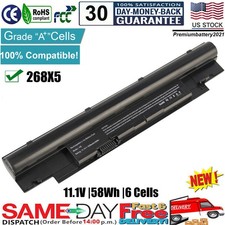 6 Cell Battery for Dell Latitude 3330 Vostro V131D V131R 312-1257/1258 H2XW1 picture