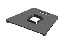 Elo Touch Solutions E797162 Wallaby Self-Service Floor Base - Black/Silver ~E~ picture