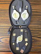Belkin F3X1724 7-in-1 Retractable Cable Travel Pack w/ Case - USB RJ45 RJ11 picture