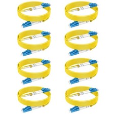 8 PCS 2m 6ft LC to LC Fiber Patch Cable OS2 SM Singlemode 10G Duplex OD 2.0m picture