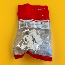 🔥(AN) ***QTY 20*** ON-Q Legrand WP3455-WH White Blank Keystone Modular Insert W picture