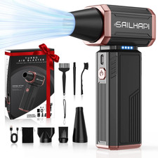 Compressed Air Duster 300000RPM, Cordless Electric Barber Blower | High Speed, w picture