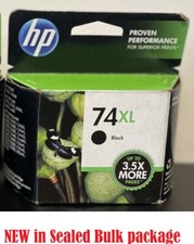 HP 74XL Black CB336WN Genuine Ink printer cartridge OEM for Deskjet PhotoSmart picture