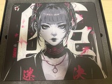 GLSSWRKS Akari Premium Glass Mousepad Gaming Mousepad Used w/ BOX From Japan picture