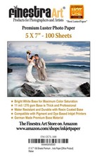 100 Sheets 5x7 Inch Premium Luster Inkjet Photo Paper High Quality Printing picture