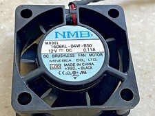 2pc NMB Computer Cooling Fans, 12VDC .11A Ball Bearing Brushless 1606KL-04W-B50 picture