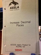 New Accpac Plus Accounting Companion Product. Increase Decimal Places. NFR. picture