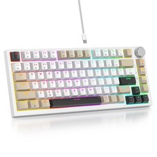 SbocKeeb 75 Percent Keyboard Gasket-Mounted with Sound Absorbing Pads, 82-Key... picture