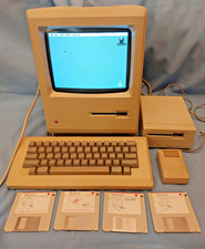 Vintage Original Apple Macintosh Desktop Computer M0001 Works w/ External Drive picture