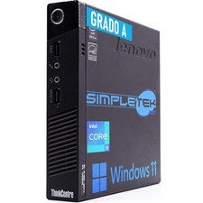 Mini Pc Nuc Computer Lenovo M93P Tiny I5 4570T Windows 11 Pro 8 Gb Ssd 480 Gb picture