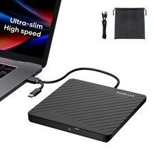 Amicool External USB-C USB 3.0 CD/DVD Drive Burner Player Laptop Ultra-Slim picture