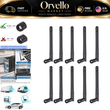 Dual Band WiFi Antenna 2.4GHz 5GHz 3dBi MIMO RP-SMA Male (10-Pack) for Router, U picture